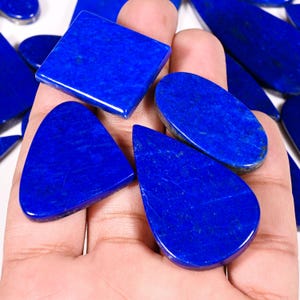 TOP QUALITY Lapis Lazuli Gemstone Cabochon, Wholesale Lot Cabochon By Weight With Different Shapes and Size Cabochon Used For Jewelry Making