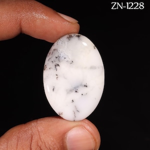 Dendrite Opal Cabochon, Dendrite Opal Gemstone, Natural Dendrite Opal Stone, Dendrite Opal Healing Crystal For Ring, Pendant, Jewelry Stone