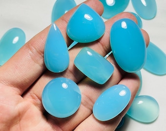 Natural Paraiba Onyx Cabochon Wholesale Lot By Weight With Different Shapes And Sizes Used For Jewelry Making And Wire Wrapping