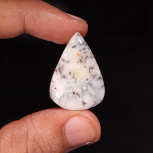 Natuurlijke dendrietopaalsteen, dendrietopaal edelsteen, dendrietopaal cabochon, dendrietopaal genezend kristal voor ring, hanger, sieradensteen