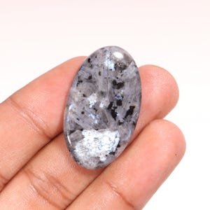 Crystal Larvikite Stone-Amazing Larvikite Gemstone-Antique Larvikite Cabochon-Oval Shape Larvikite Stone-Larvikite Loose Healing-Larvikite