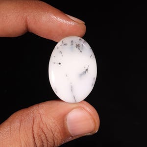 Dendriet opaal cabochon, dendriet opaal steen, dendriet opaal edelsteen, dendriet opaal helende kristal voor ring, hanger sieraden steen