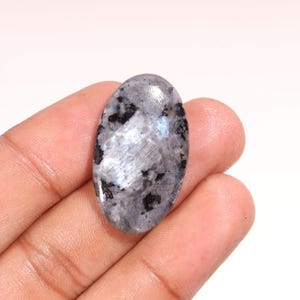 Healing Larvikite Stone-Amazing Larvikite Gemstone-Antique Larvikite Cabochon-Oval Shape Larvikite Stone-Larvikite Loose Crystal-Larvikite