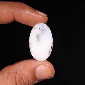 Dendriet opaal cabochon, dendriet opaal steen, dendriet opaal edelsteen, dendriet opaal helende kristal voor ring, hanger sieraden steen