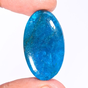 AAA+ Apatite cabochon - Apatite jewelry -Jewelry making-Handmade Cabochon-Wholesale Apatite cabochon for jewelry making 38.75Ct 32X19X6 MM