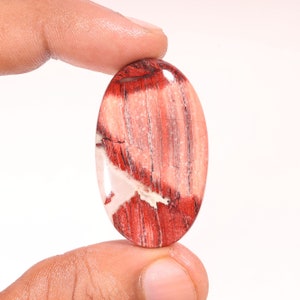 Excellent Top Quality Natural Snakeskin Jasper Oval Shape Cabochon Loose Gemstone For Making Jewelry 53.00 Ct 42X25X5 MM ZN-428