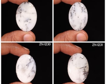 Natural Dendrite Opal Cabochon – Dendritic Opal Loose Stone – Scenic Pattern Gemstone Cab – Jewelry Making Cabochon – Designer Opal Stone