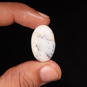 Natuurlijke dendriet opaal edelsteen, dendriet opaal steen, dendriet opaal cabochon, dendriet opaal helende kristal voor ring, hanger sieraden steen