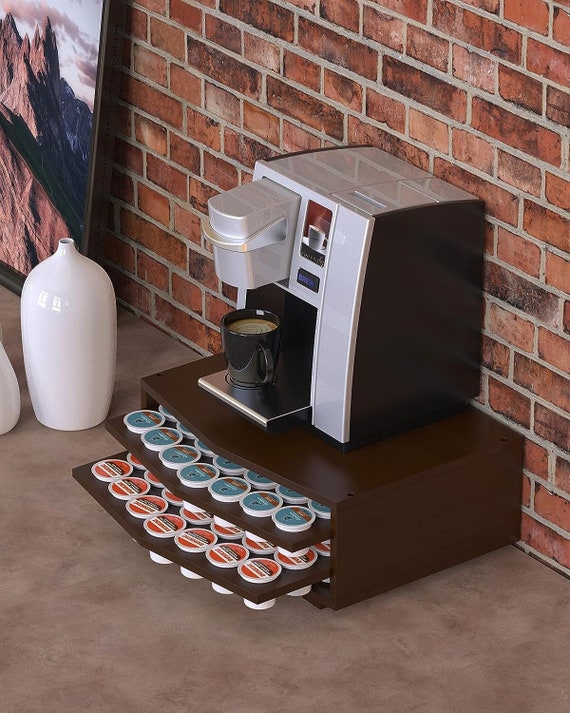 Bamboo Pod Holder Capsule Drawer-coffee Machine Stand 