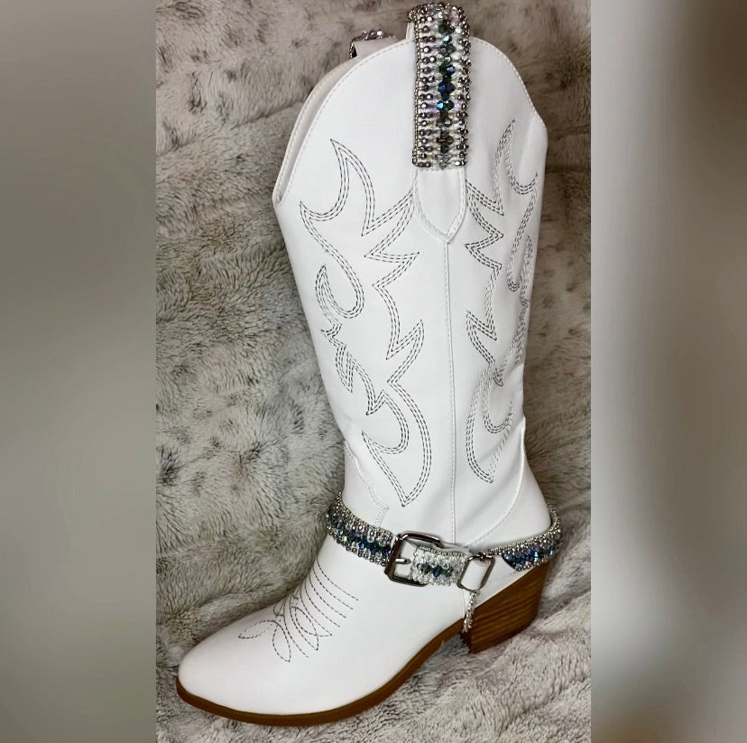Dolce & Gabbana Black Suede Strass Crystal Cowgirl Boots