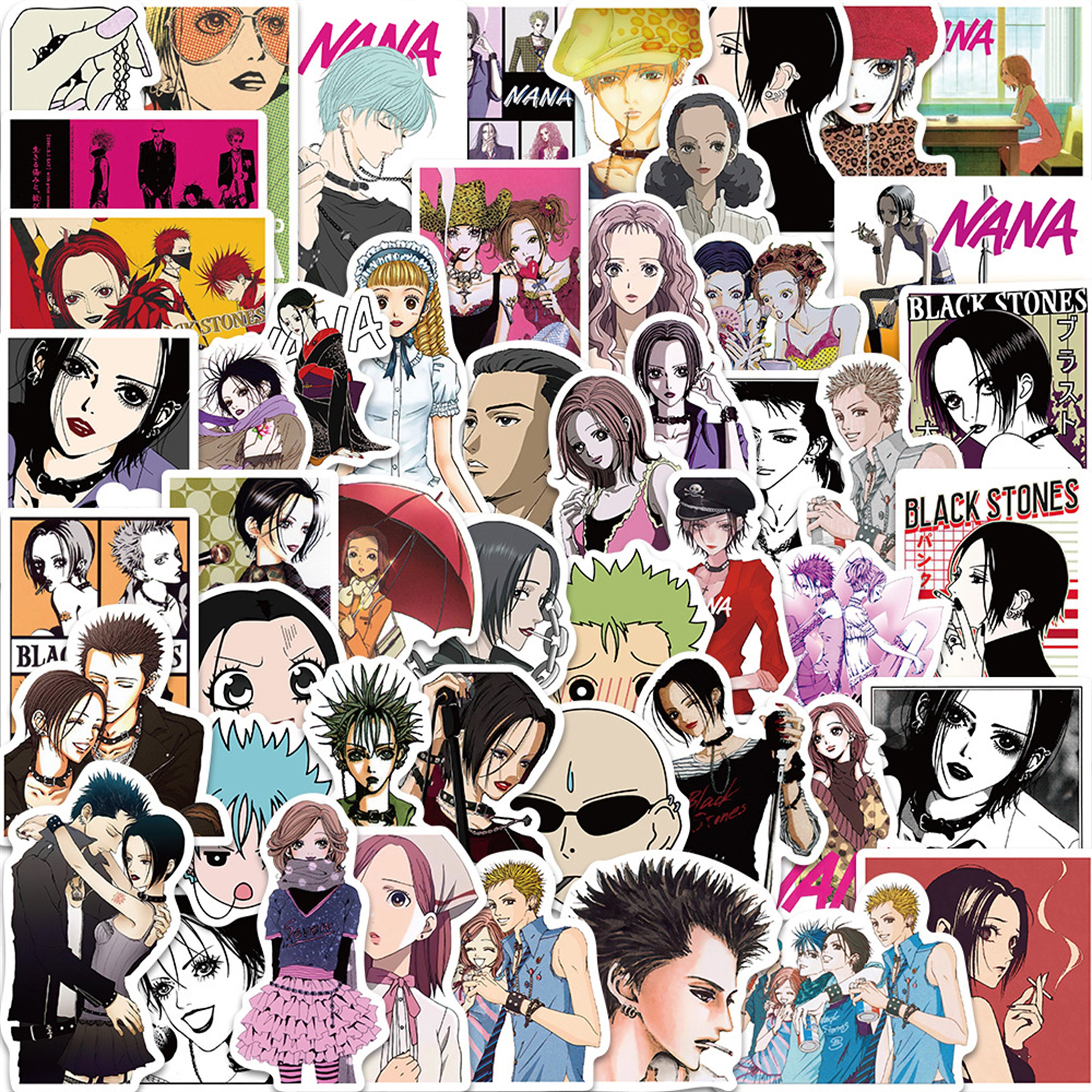 Buy NANA Stickers 50pcs Cartoon Anime Stickers Waterproof Vinyl Online