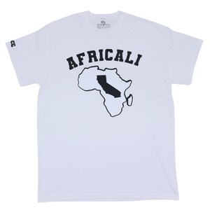 Afrikali Peace T-Shirt - Schwarz Offset / Schwarz & Weiß Design