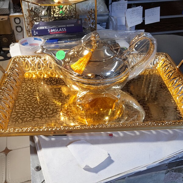 Handmade Moroccan tea set