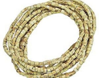Tulsi Mala/Kanthi Mala/Holy Basil Rosary/Kanthi Tulsi Mala for Pooja, Chanting Or Wearing, Size Approx 2Mm Bead