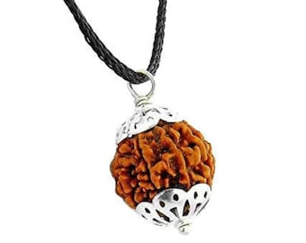 Rudraksha 5 Mukhi Nepali RUDRAKSHA Pendant 100% Original & Certified Five Faced RUDRAKSHA Pendant
