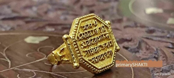 VIGHNAHARTA Shri Chhatrapati Shivaji Maharaj Pratidnya (Rajmudra) Alloy  Cubic Zirconia Gold Plated Ring Price in India - Buy VIGHNAHARTA Shri  Chhatrapati Shivaji Maharaj Pratidnya (Rajmudra) Alloy Cubic Zirconia Gold  Plated Ring Online