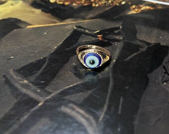 High Ranking Illuminati Freemason Eye Ring Antique Vintage Metaphysical Blessed+