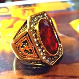 Fame Powerful Baphomet Infernal Vortex Ring OCCULT Sidha Cast Powerful