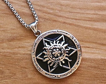 Colgante raro de protección que elimina la energía negativa del mal de ojo y bendice.