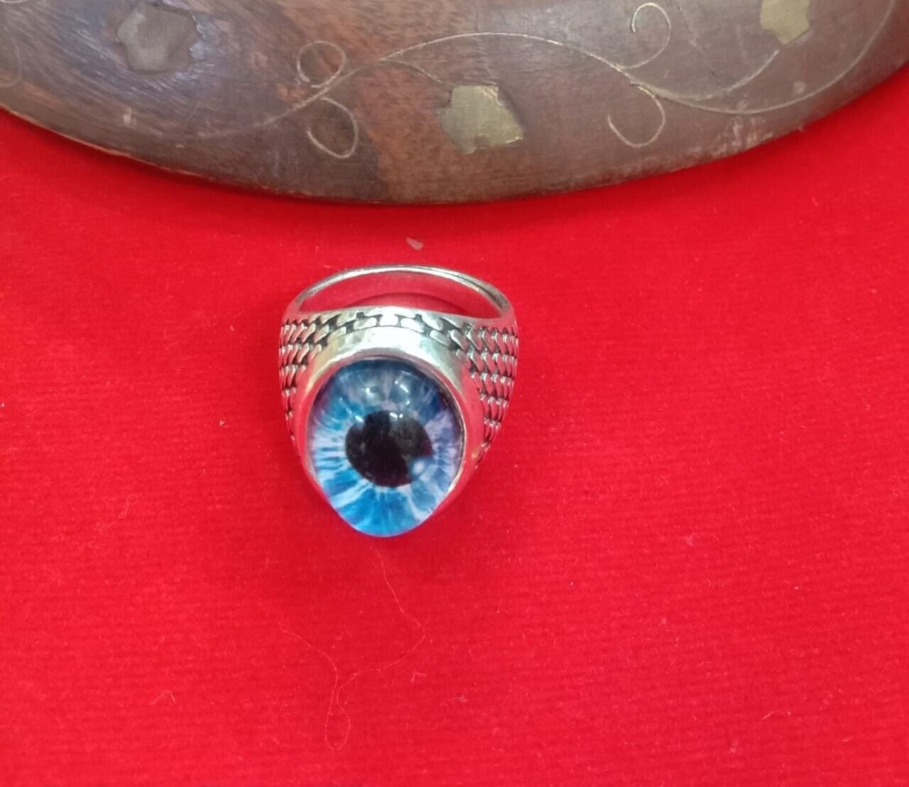 Bague Démoniaque Grendel Djinn - Bijou Spirituel Wicca/Paganisme, Fait Main En Inde