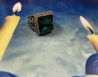 Bague magique vintage Billionaire Maker, attraction de la richesse et chance à la loterie 999 speII