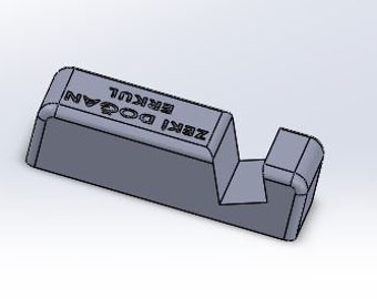 file stl 3d supporto per telefono cellulare