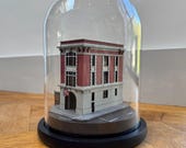 Handmade Ghostbusters Firehouse Diorama | 80s Movie Prop Replica, NYC Decor