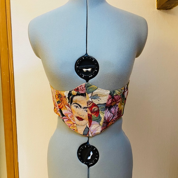 Corset Underbust Frida Kahlo