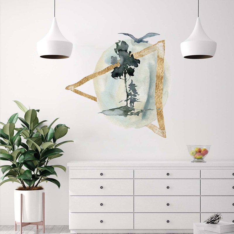 Abstract Wall Decal - Etsy
