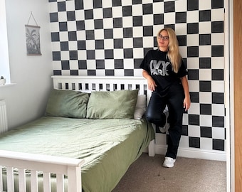 WALL DECALS - Checkerboard Wall Decal -  Wall Stickers by Dizzy Duck
