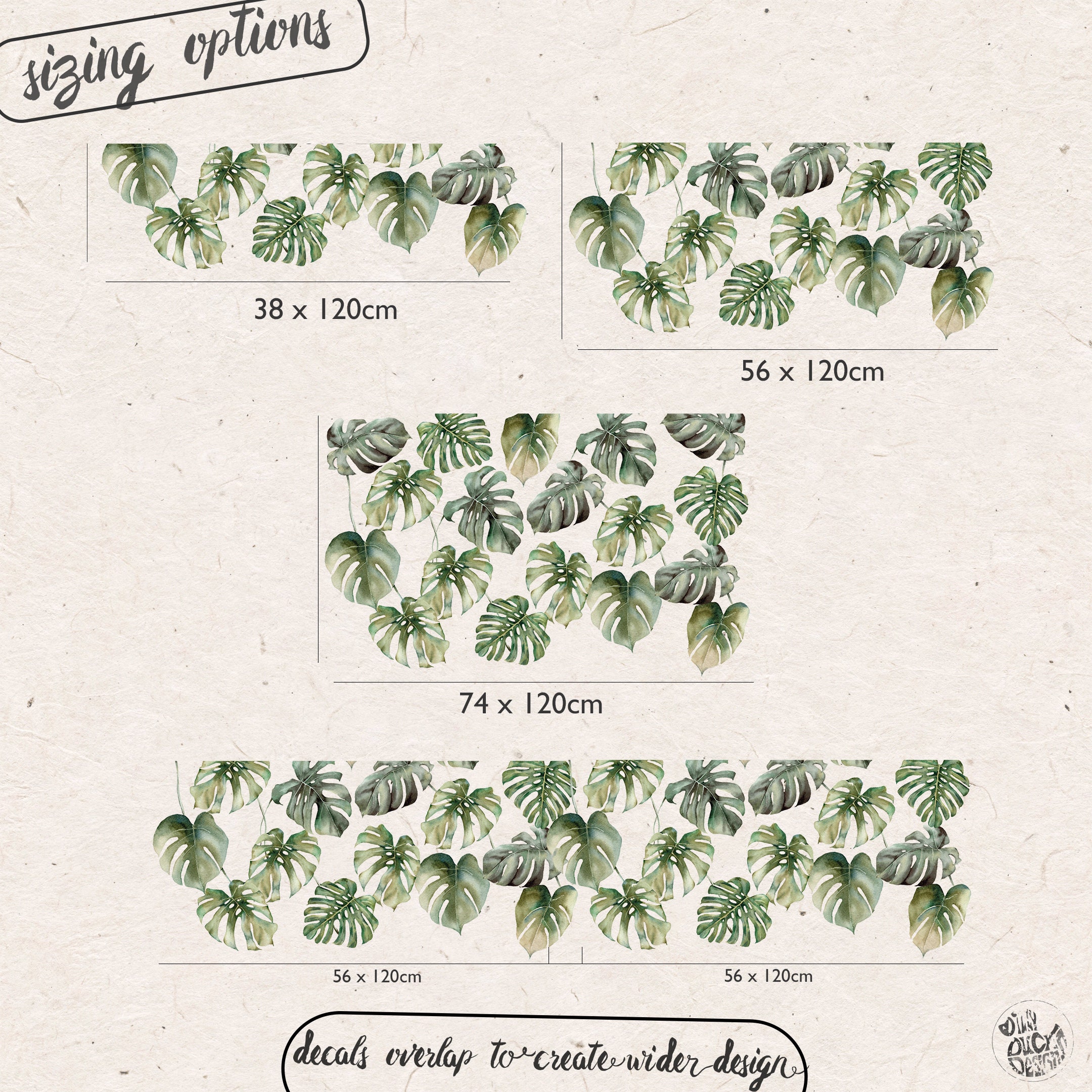 Tropical WALL DECAL Border Nursery Wall Decal Watercolour Etsy UK