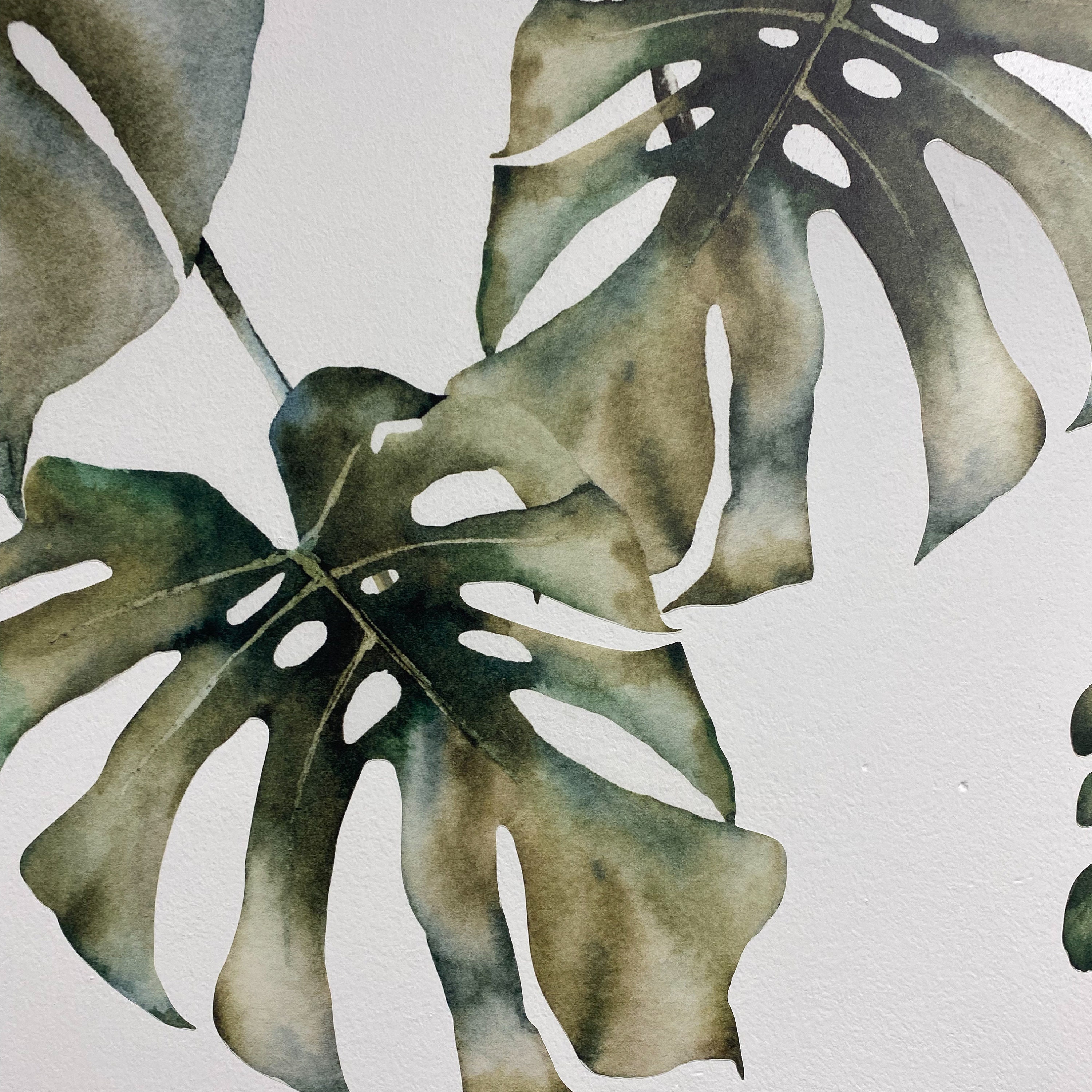 Tropical WALL DECAL Border Nursery Wall Decal Watercolour Etsy UK