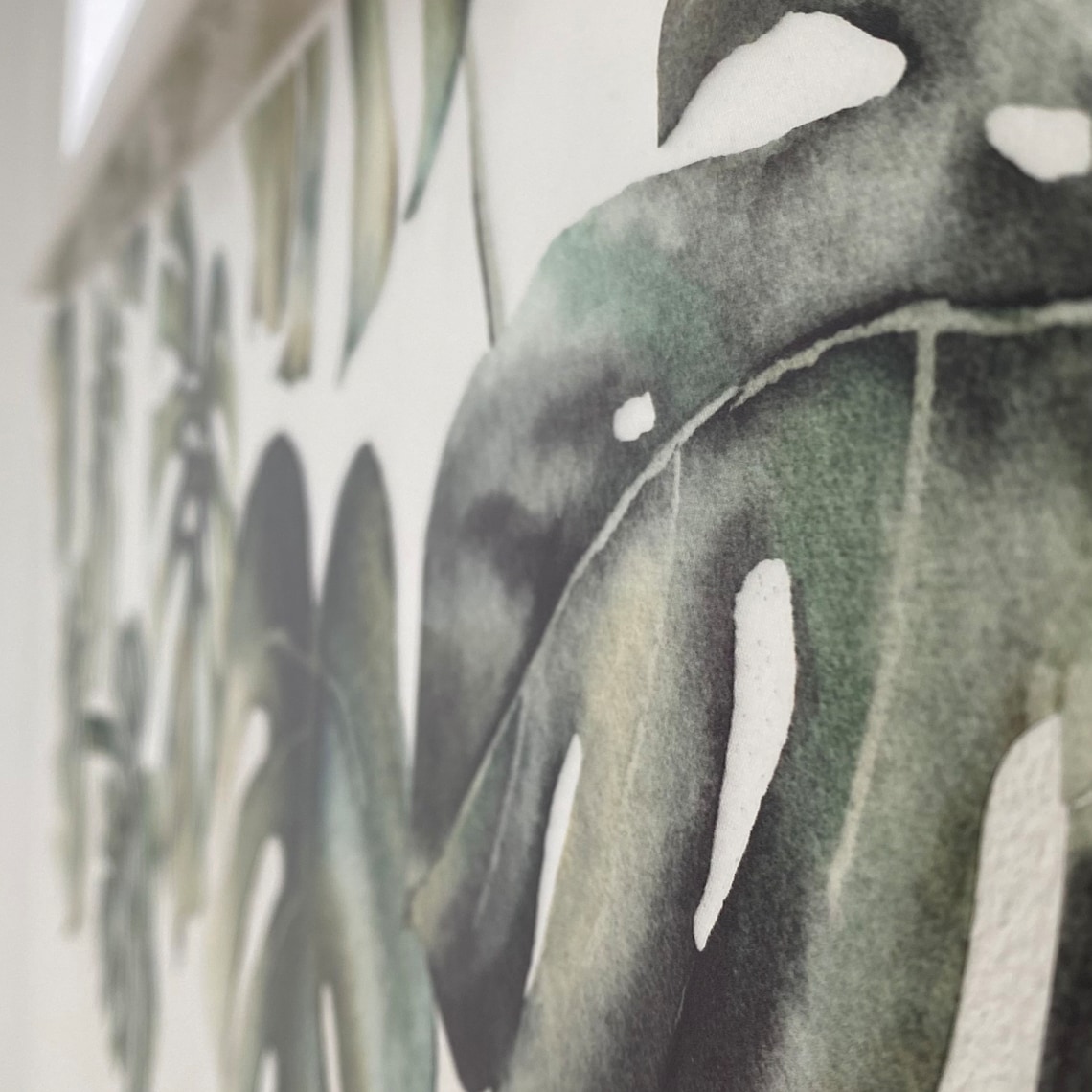 Tropical WALL DECAL Border Nursery Wall Decal Watercolour Etsy UK