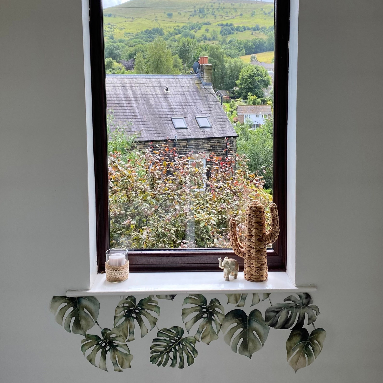 Tropical WALL DECAL Border Nursery Wall Decal Watercolour Etsy UK