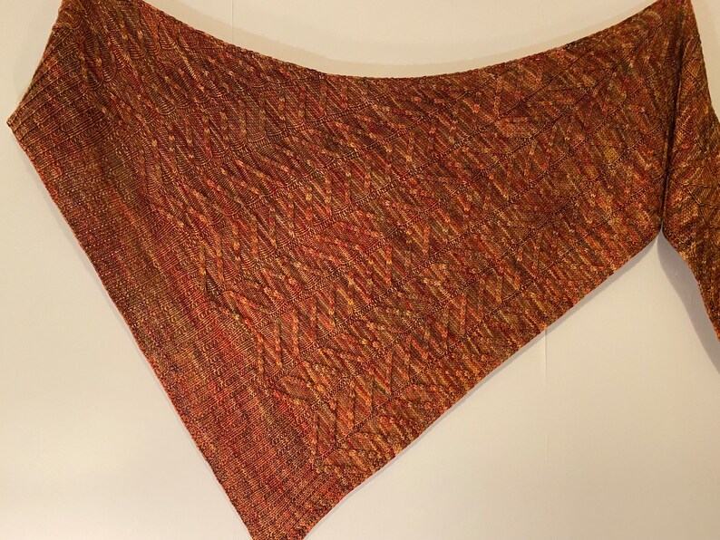 Almina Handknit Winter Shawl Etsy