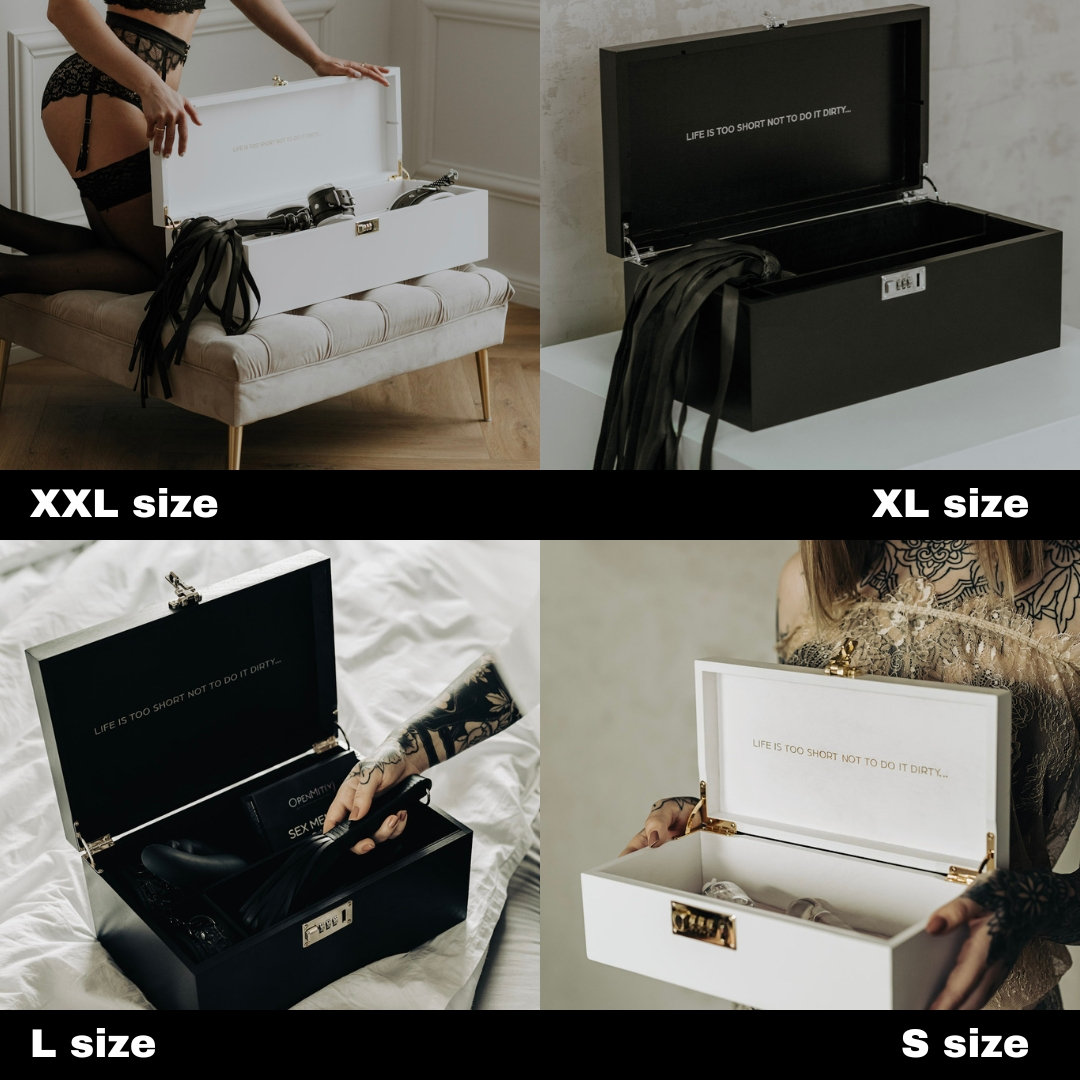 Luxuriöse Sextoy-Aufbewahrungsbox mit Zahlenschloss