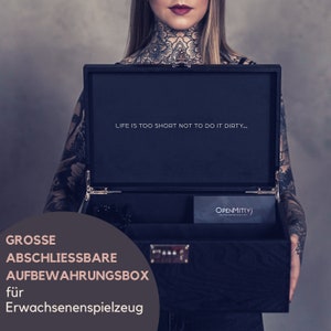 Large lockable storage box for adult toys, sexy Valentine&#39;s Day gift