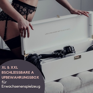 XL & XXL Large lockable storage box for adult toys, sexy Valentine&#39;s Day gift