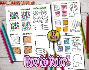 Creative Surfaces Coloring Book: Fun Texture Art for Kids & Adults (Digital Download)