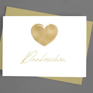 Tarjeta de agradecimiento imprimible, tarjeta de felicitación, tarjeta DIN A5, tarjeta de felicitación, PDF para descargar