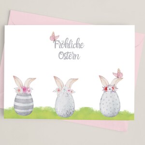 Easter card &quot;Happy Easter&quot; | Easter postcard digital | Postcard Watercolor | Easter greetings as PDF | happy Easter