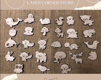 Creative with Animal SVGs: Montessori Board Gifts, Baby Puzzles - Instant Download, Laser Cut Files