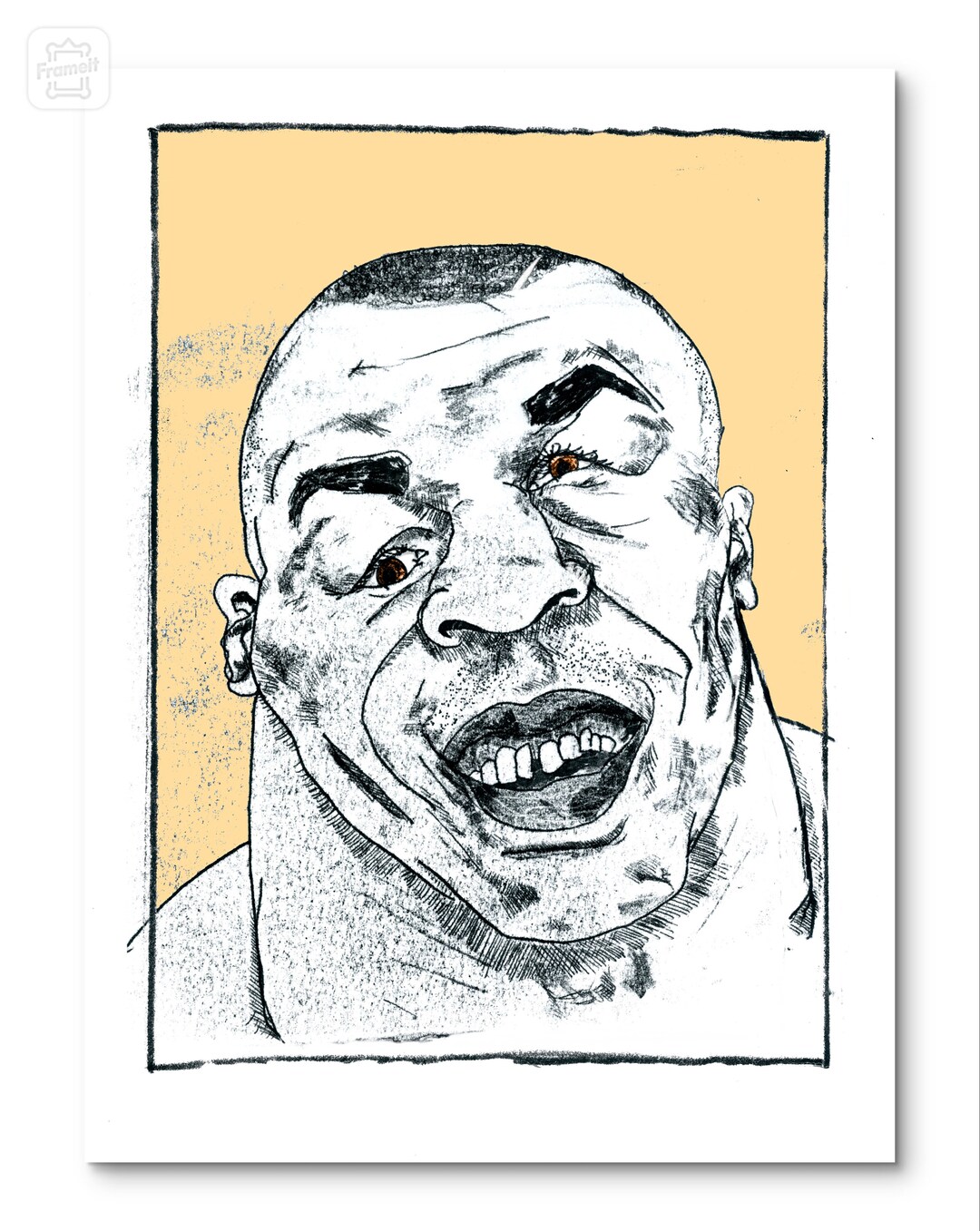 Mike Tyson • "iron" • Print - Etsy