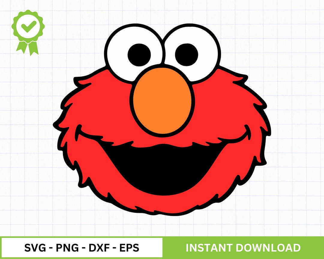 Elmo Svg Sesame Street Svg Elmo Cricut Sesame Street Etsy Elmo | Images