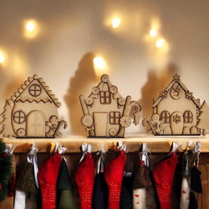 Build Your Own Gingerbread Village Shelf Setter