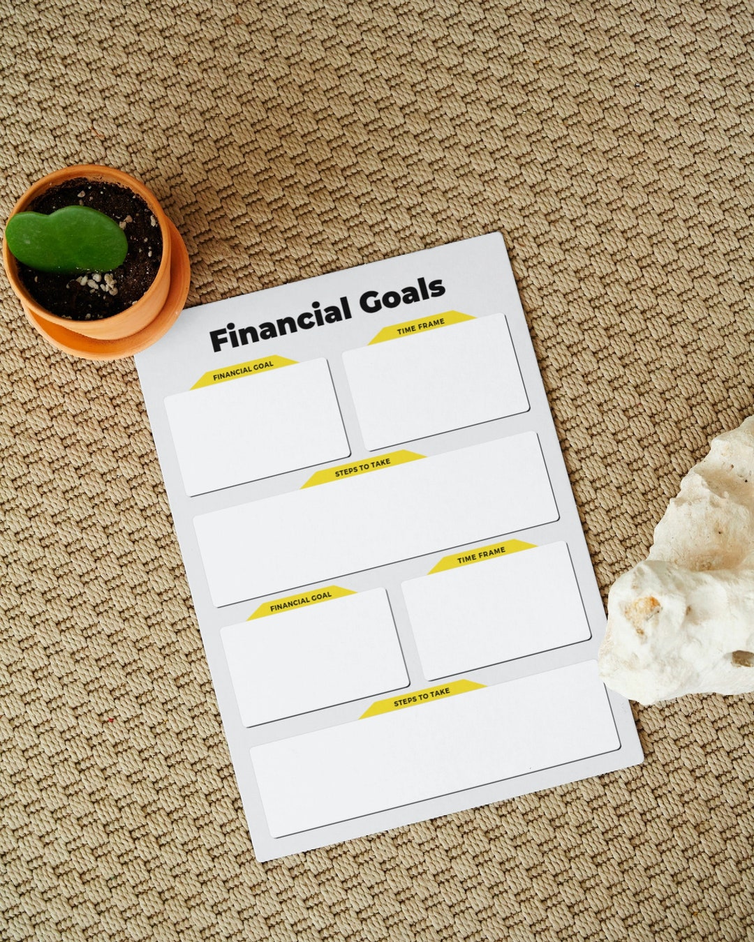 Customizable Financial Goal Tracker Editable Digital File - Etsy