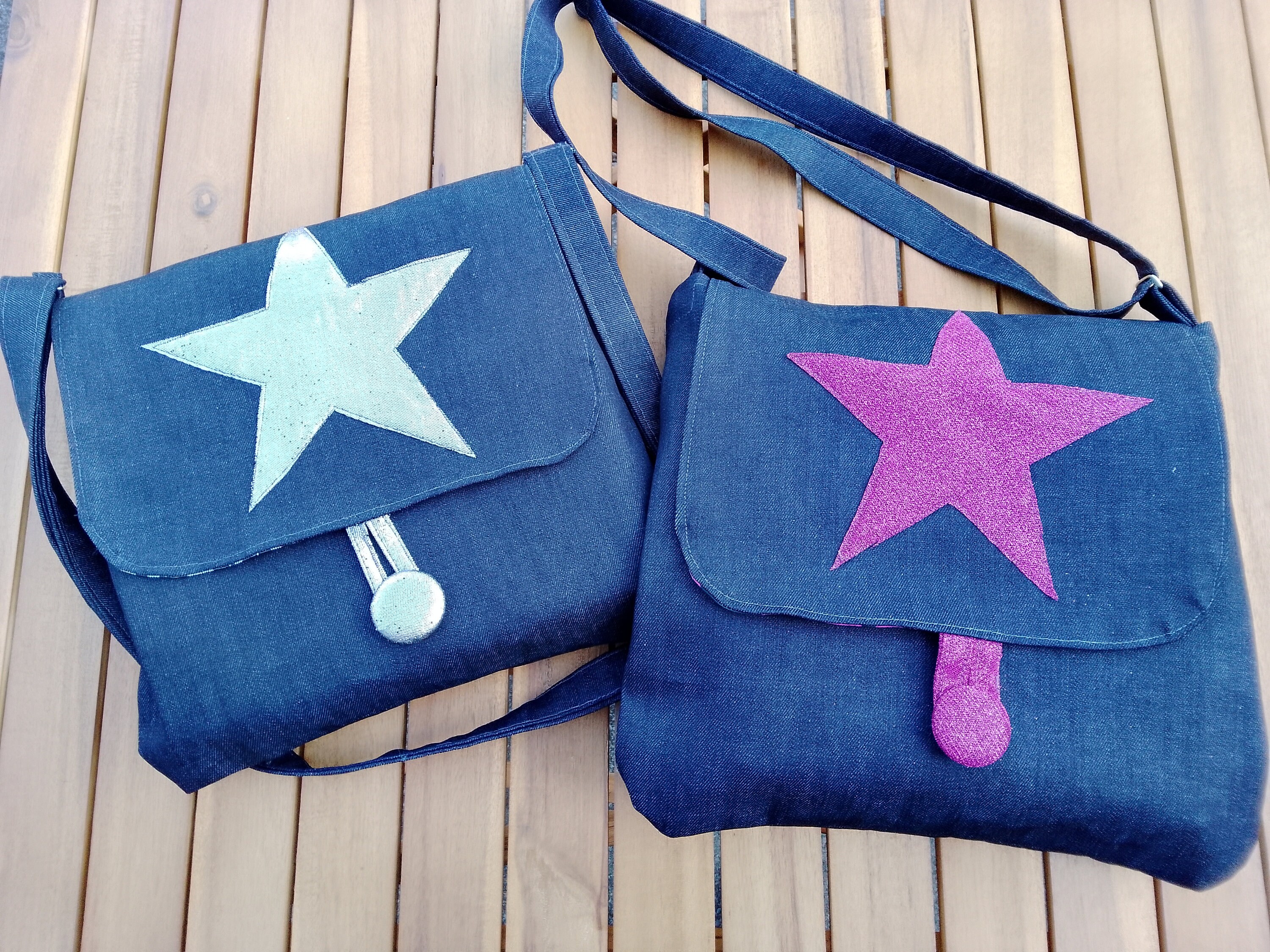★24-25FW新作★Wai Kei★STAR DENIM CROSSBAG MUSINSA | WAI KEI Star Denim Crossbody Bag Black
