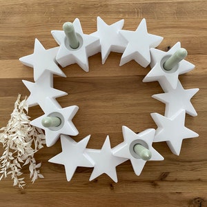 Beautiful Versatile Advent Wreath, Christmas Decoration, Raysin