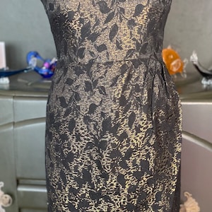 Original Vintage 1950s Tevesco Model Wiggle Dress