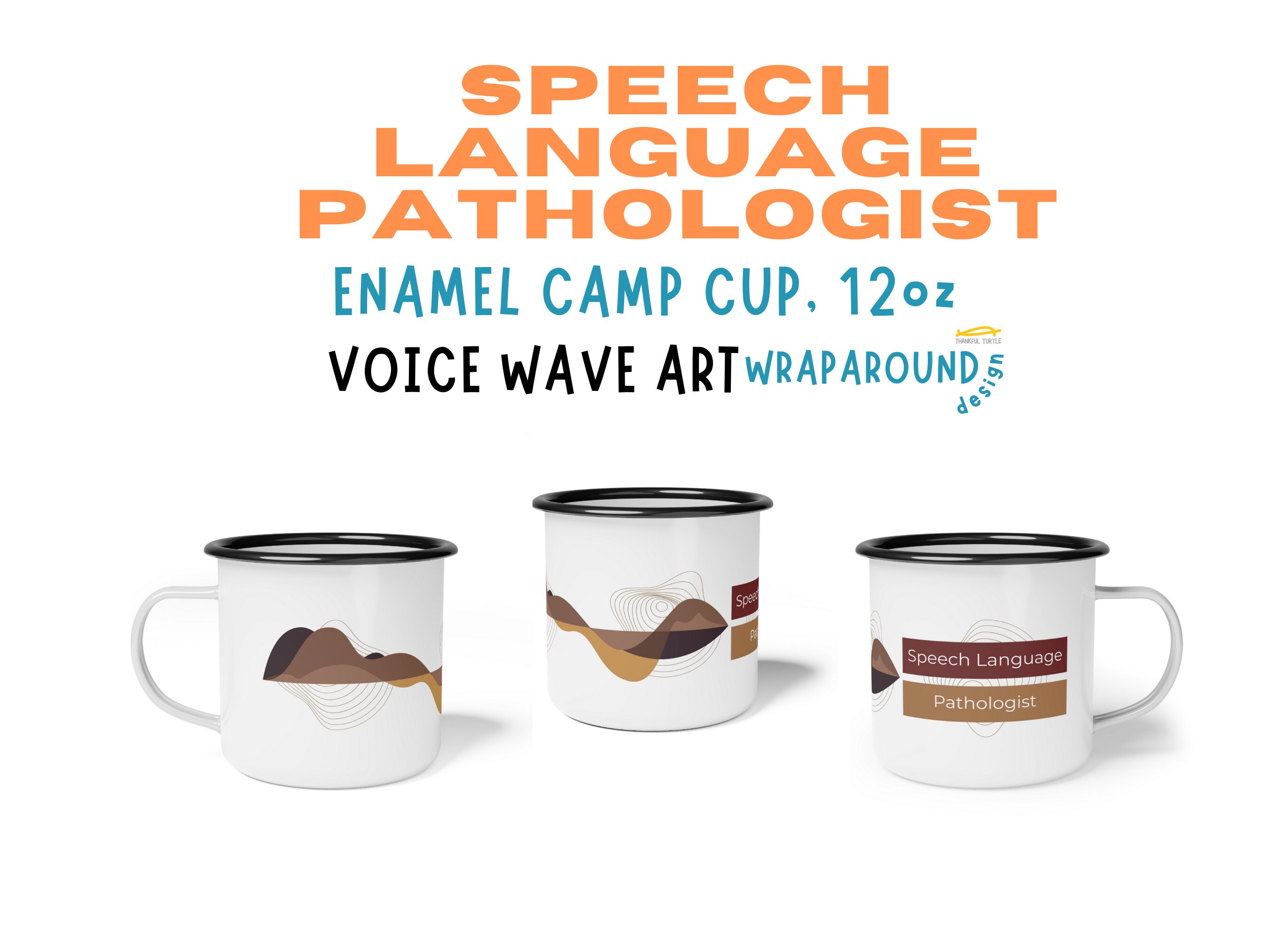 12 Oz Coffee Mugs for Speech Language Pathologists. Printify Coffe Mugs